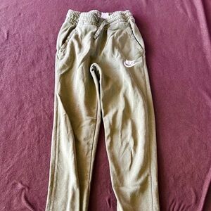 Nike Green Joggers with Elastic Waistband